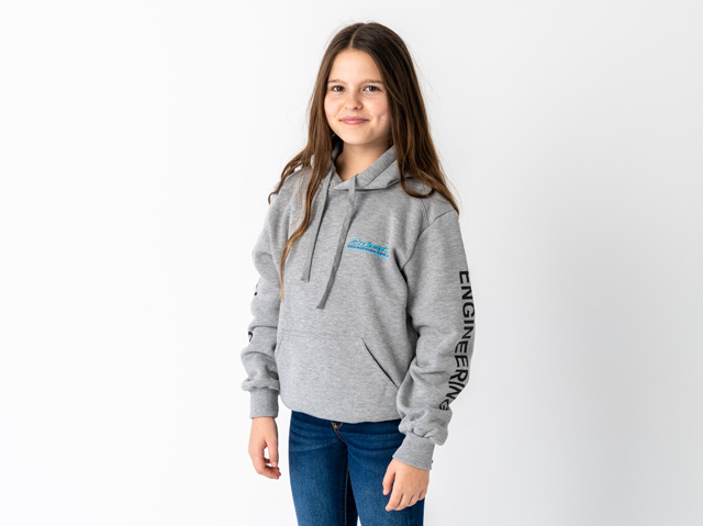 Superior Youth Hoodie Grey Marle with Sleeve Logo (Each) - SUP-HOODIE-LOGO-Y-GREY-XXX